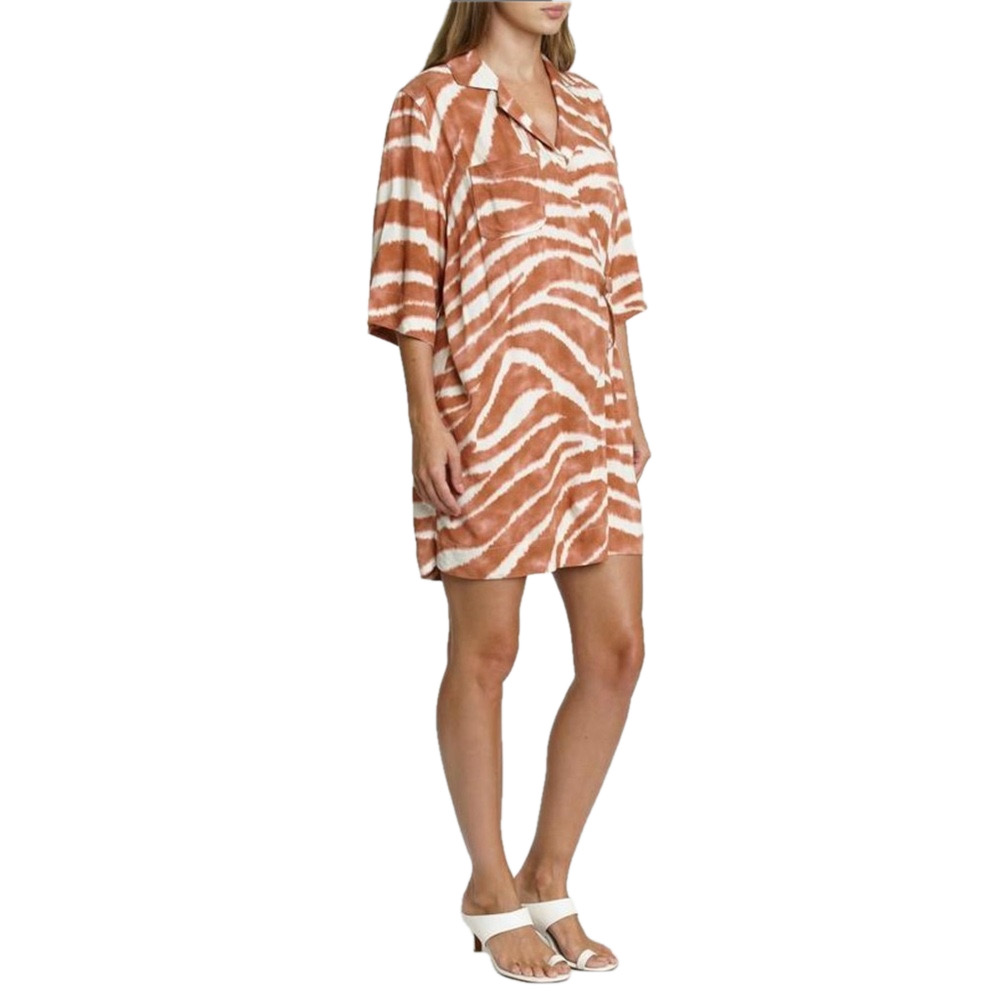 PISTOLA Fiona Wrap Dress brown  Safari Dream garmentory size XS GUC..